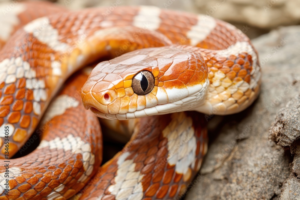 Obraz premium Close-up Snake Banner