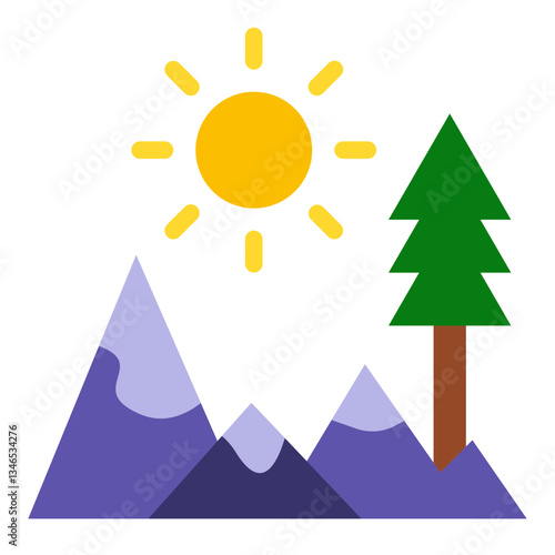 Adventure Vector Design Icon Style