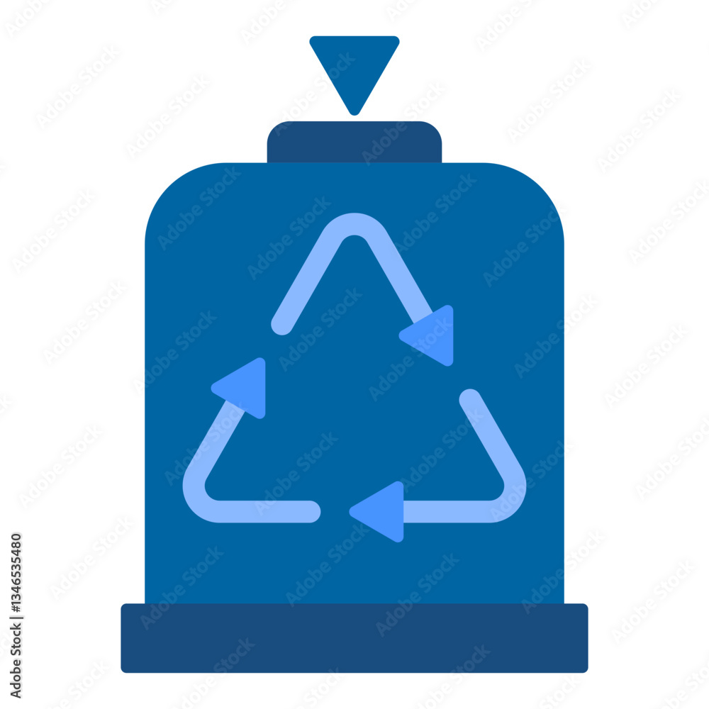 Recycling Vector Design Icon Style Recycling Vector Design Icon Style