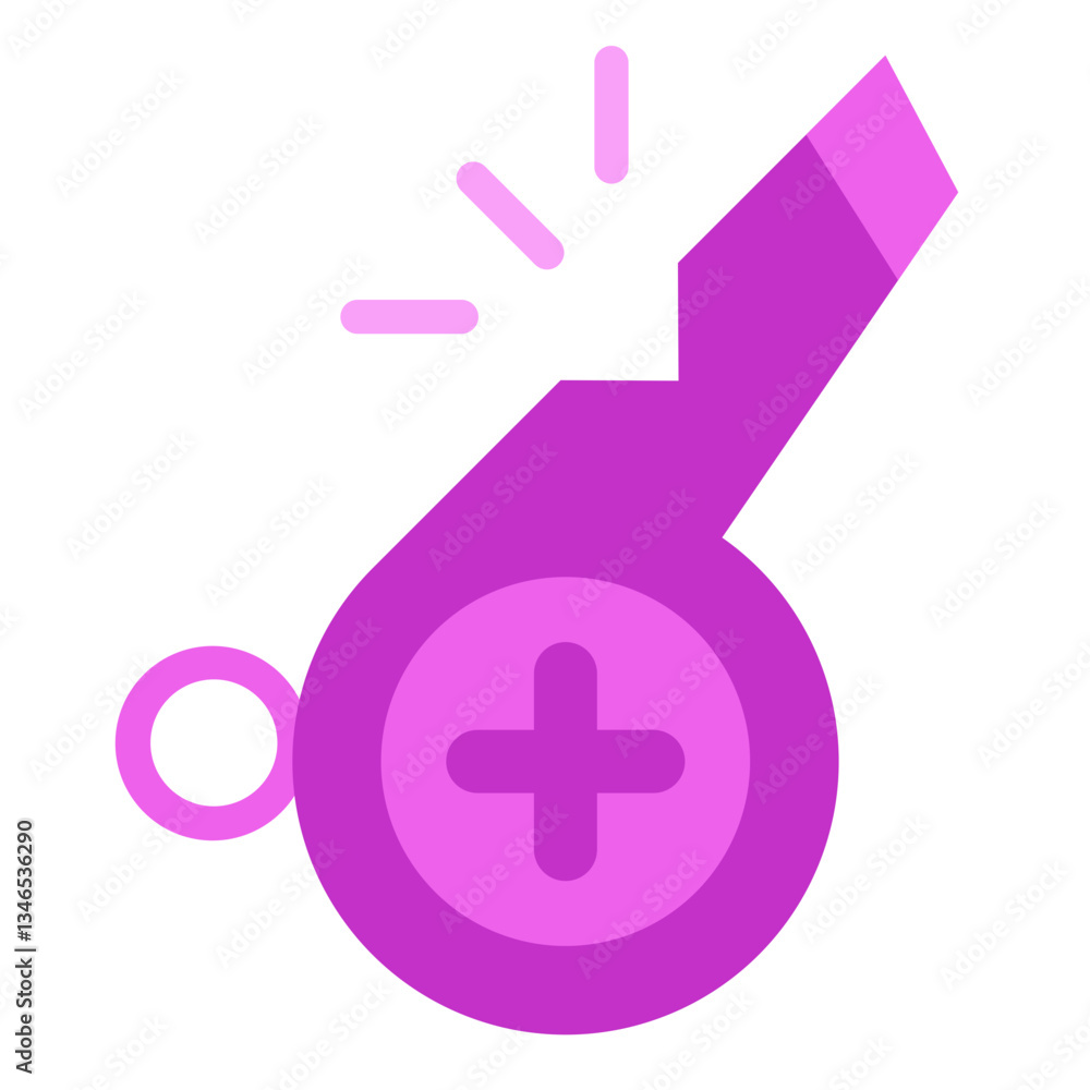 Emergency Whistle Vector Design Icon Style Emergency Whistle Vector Design Icon Style