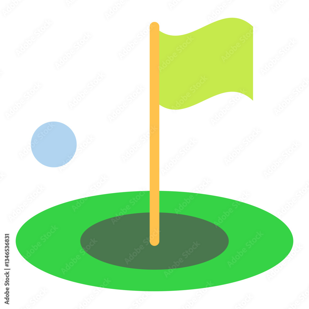 Golf Vector Design Icon Style Golf Vector Design Icon Style