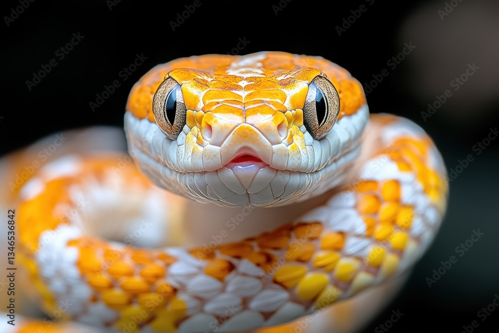 Fototapeta premium Close-up Snake Banner