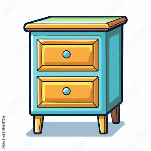 nightstand furniture icon