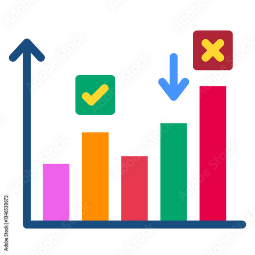 Data Imputation Vector Design Icon Style