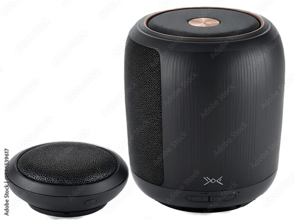 Obraz premium Elegant Bluetooth Speaker Set for Immersive Background Music Experience