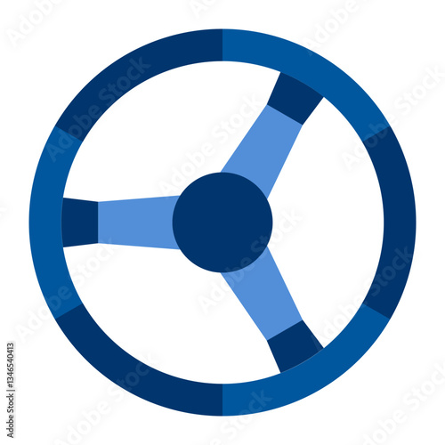 Free Download Steering Wheel Vector Design Icon Style - GFXLoad