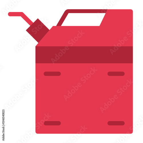 Fuel Can Vector Design Icon Style