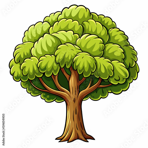 elm tree with leaves