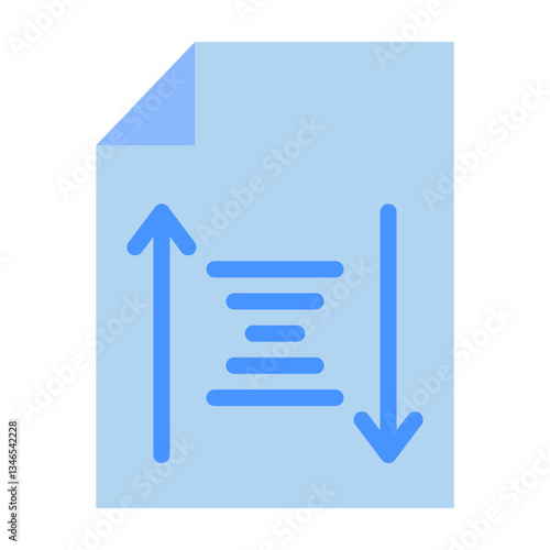 Sort Vector Design Icon Style