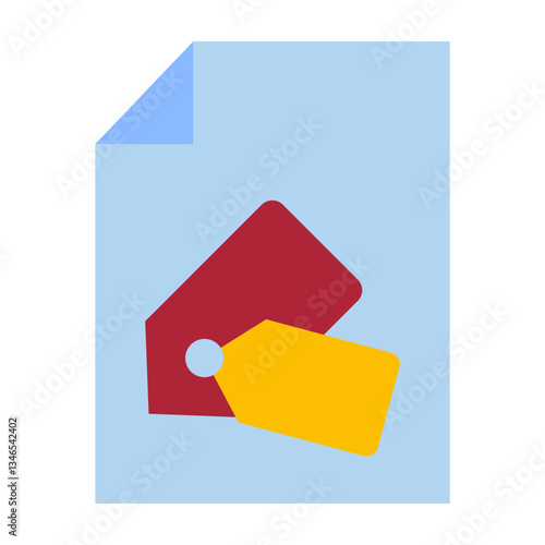 Tag Vector Design Icon Style