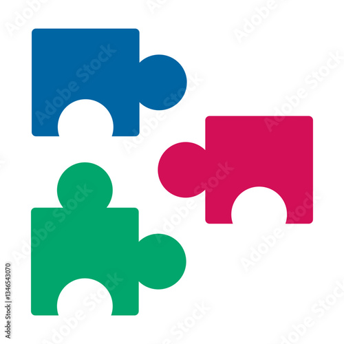 Puzzle Vector Design Icon Style