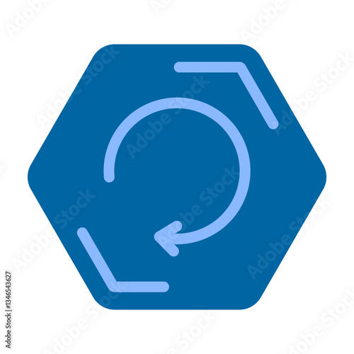 Restart Vector Design Icon Style