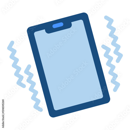 Vibration Vector Design Icon Style