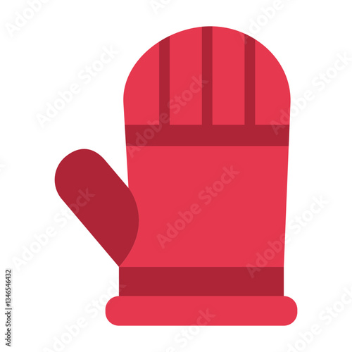 Oven Glove Vector Design Icon Style