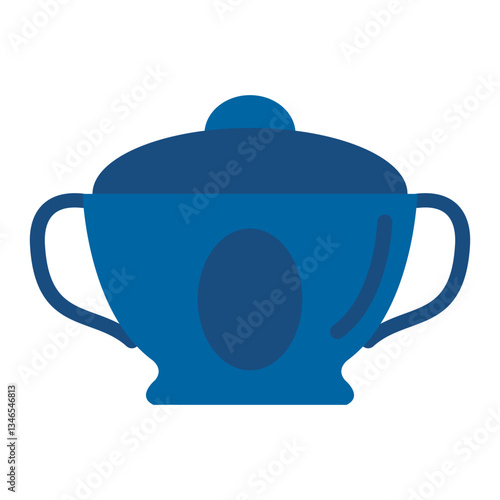 Sugar Bowl Vector Design Icon Style