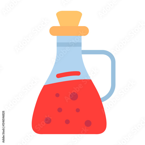 Vinegar Bottle Vector Design Icon Style