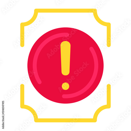 Risk Vector Design Icon Style