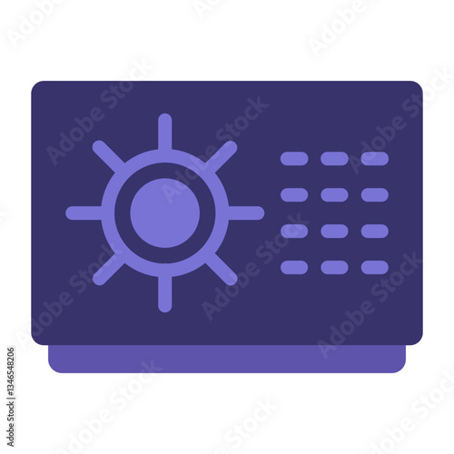 Vault Vector Design Icon Style