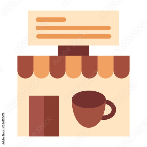 Cafe Vector Design Icon Style