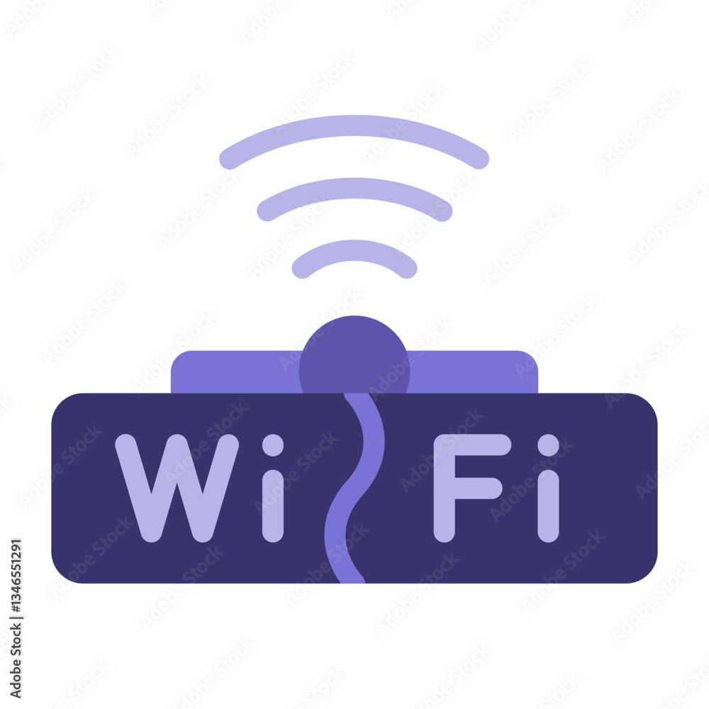 WiFi Vector Design Icon Style