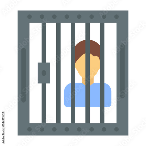 Jail Vector Design Icon Style