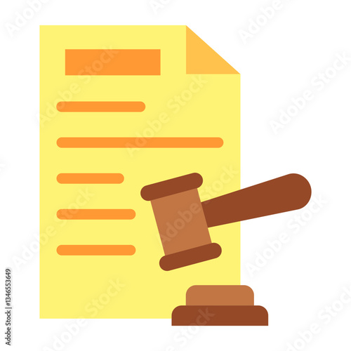 Probation Vector Design Icon Style