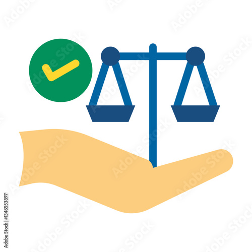 Rights Vector Design Icon Style