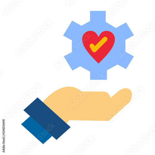 Dedication Vector Design Icon Style