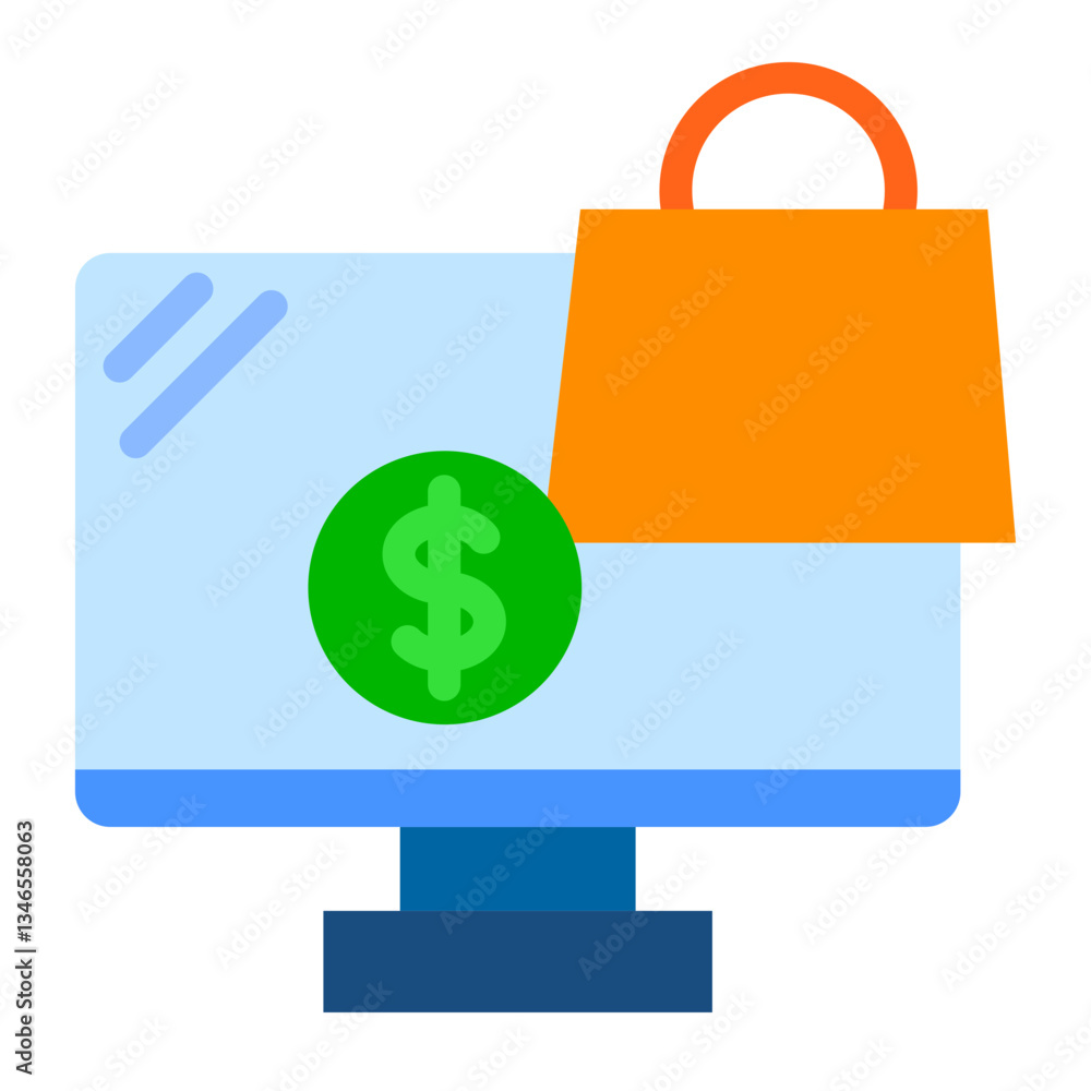 E-commerce Vector Design Icon Style E-commerce Vector Design Icon Style