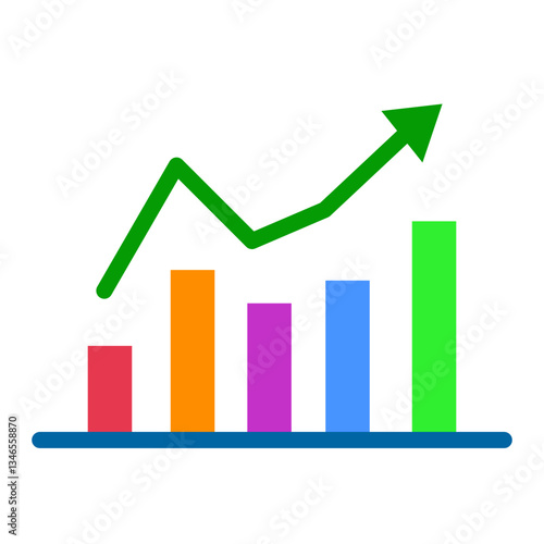 Stock Up Vector Design Icon Style