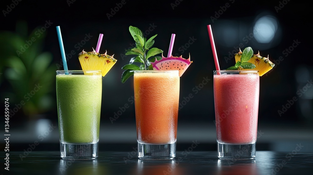 Refreshing Fruit Smoothies Refreshing Fruit Smoothies