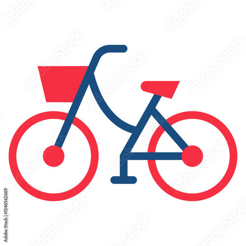 Bicycle Vector Design Icon Style