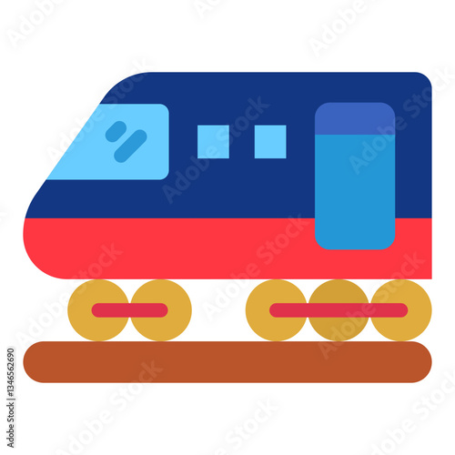 Train Vector Design Icon Style