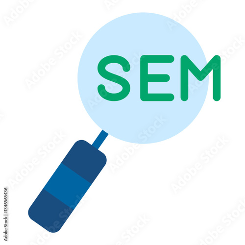 SEM Vector Design Icon Style