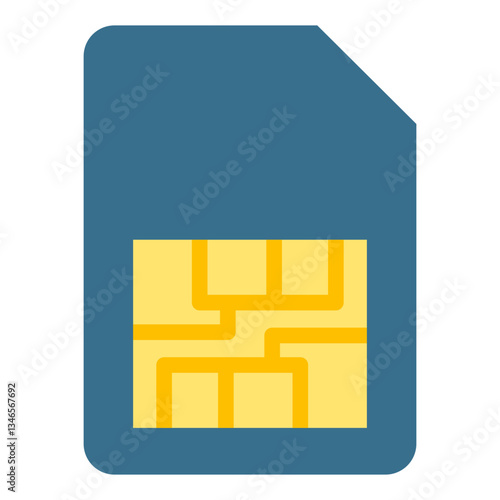 SIM Card Vector Design Icon Style