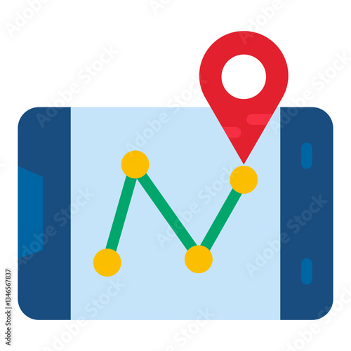 GPS Vector Design Icon Style