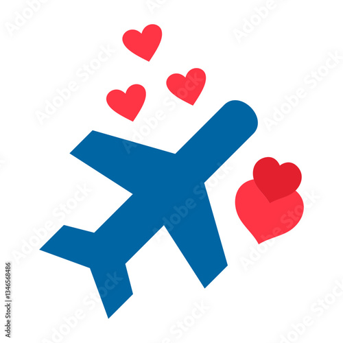 Honeymoon Vector Design Icon Style