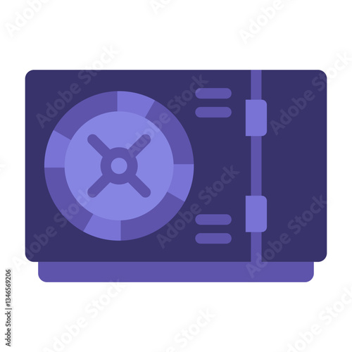 Vault Vector Design Icon Style