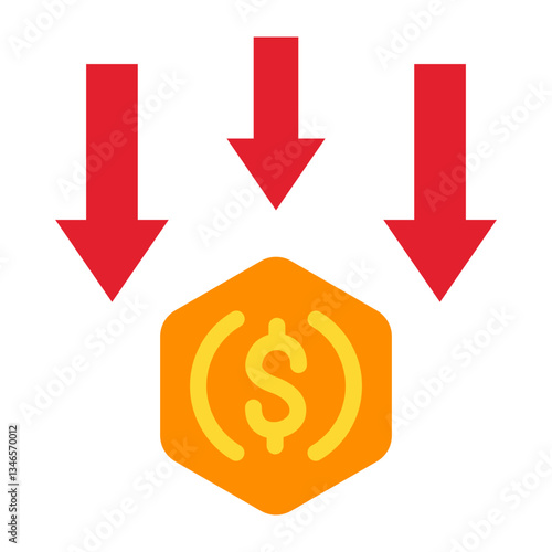 Bankruptcy Vector Design Icon Style