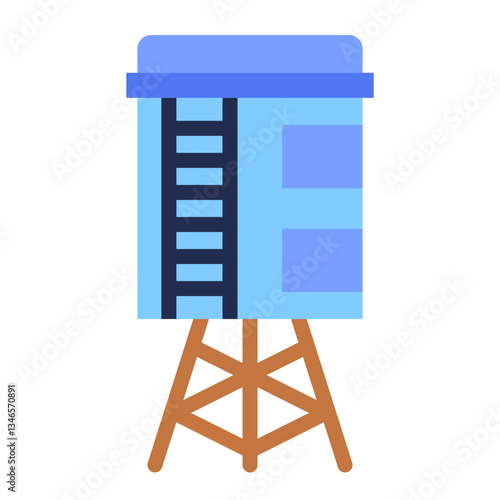 Storage Tank Vector Design Icon Style