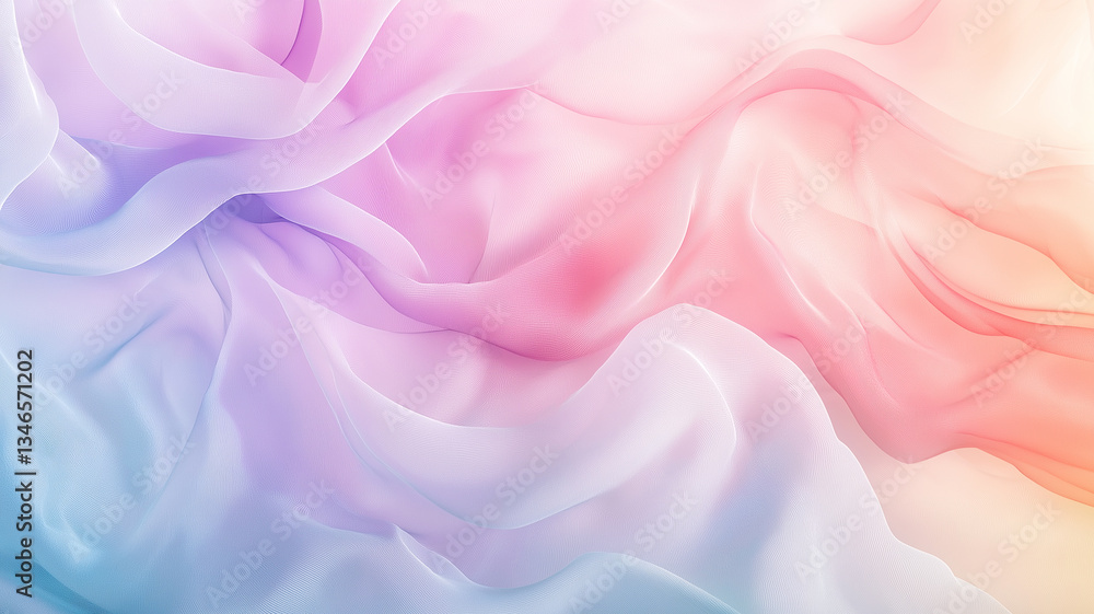Obraz premium 柔らかなパステル調のグラデーション背景