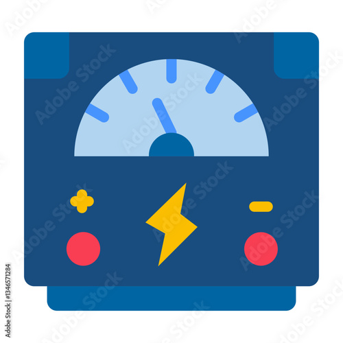 Meter Vector Design Icon Style