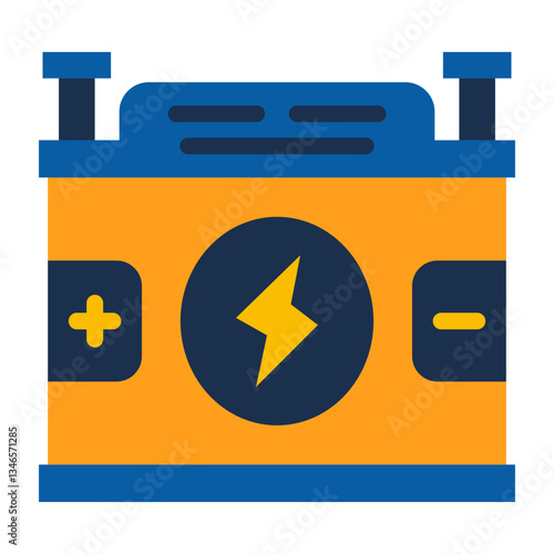 Battery Vector Design Icon Style