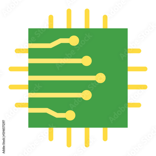 Circuit Board Vector Design Icon Style