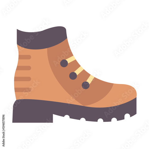 Work Boots Vector Design Icon Style