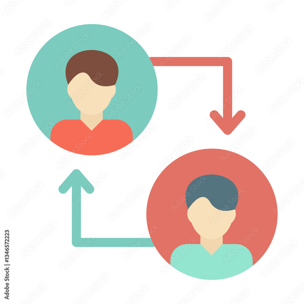Fototapeta premium Engagement Vector Design Icon Style