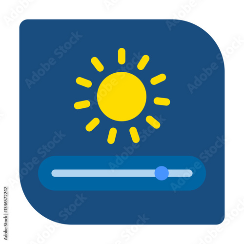 Brightness Vector Design Icon Style