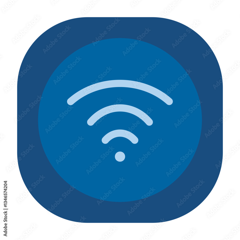 Wi-Fi Vector Design Icon Style Wi-Fi Vector Design Icon Style