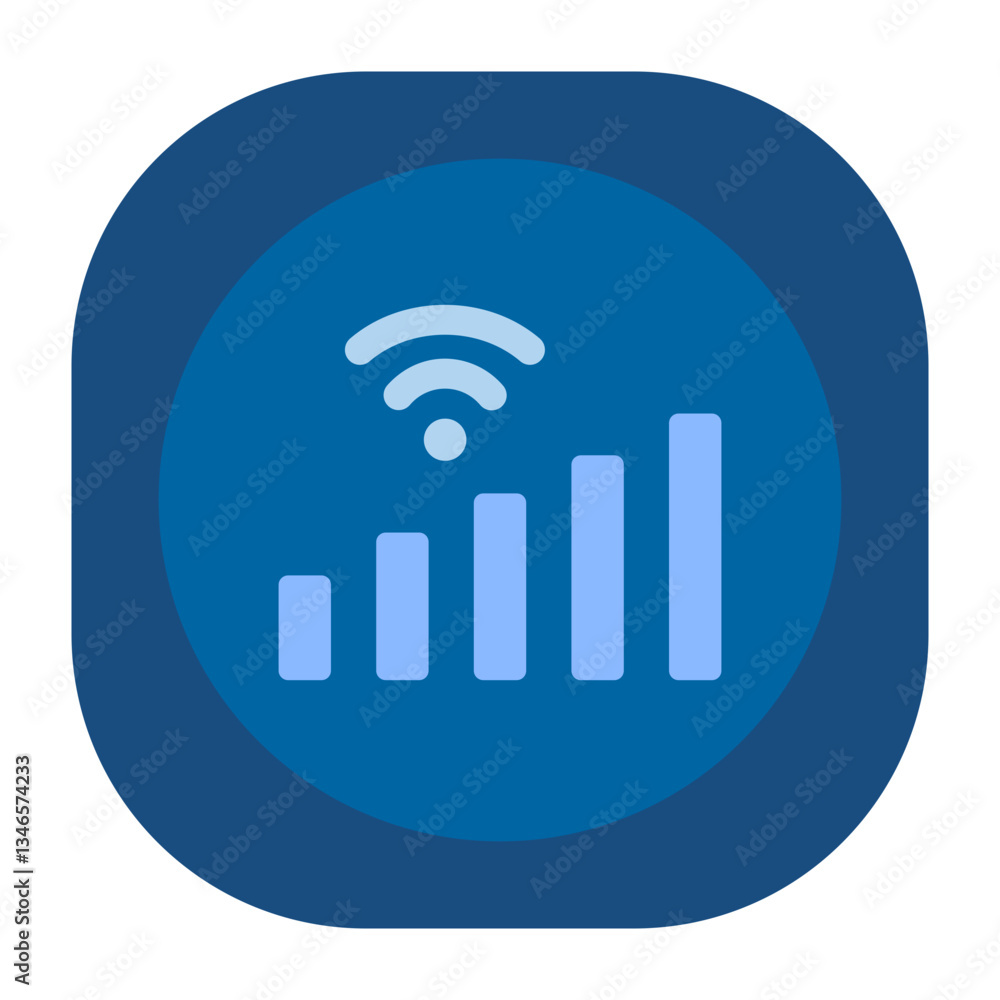 Signal Vector Design Icon Style Signal Vector Design Icon Style