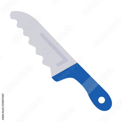 Bread Knife Vector Design Icon Style